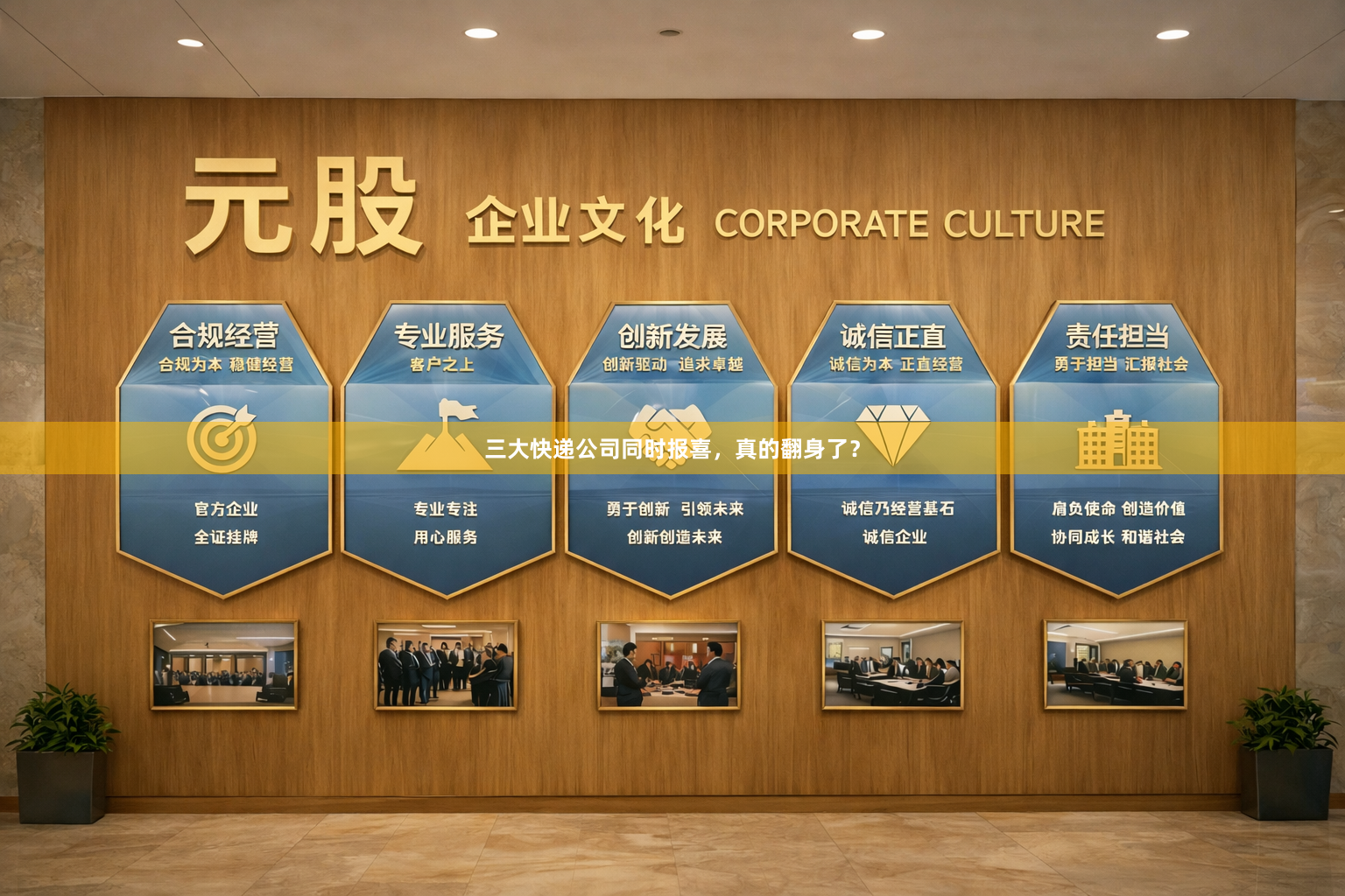 三大快递公司同时报喜，真的翻身了？