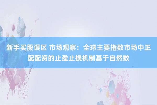 新手买股误区 市场观察：全球主要指数市场中正配配资的止盈止损机制基于自然数